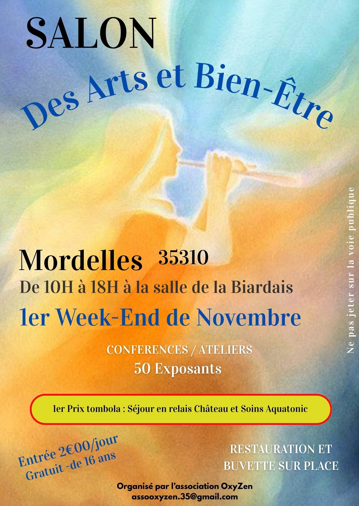 Affiche du Salon des Arts et du Bien-être de Mordelles