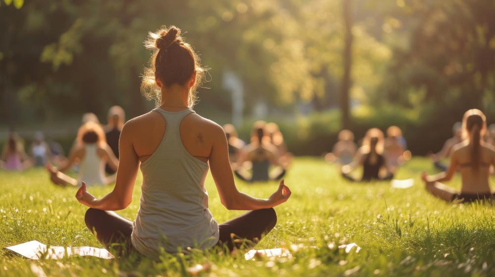 méditation en groupe